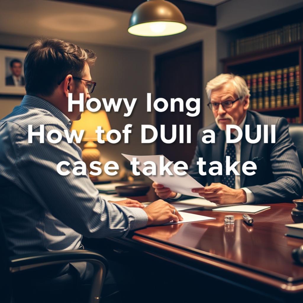 How long does a DUI case take in Greene County
