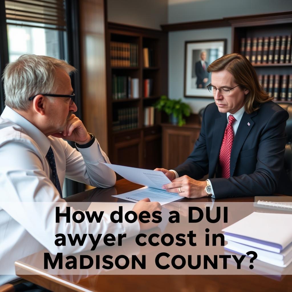 How much does a DUI lawyer cost in Madison County